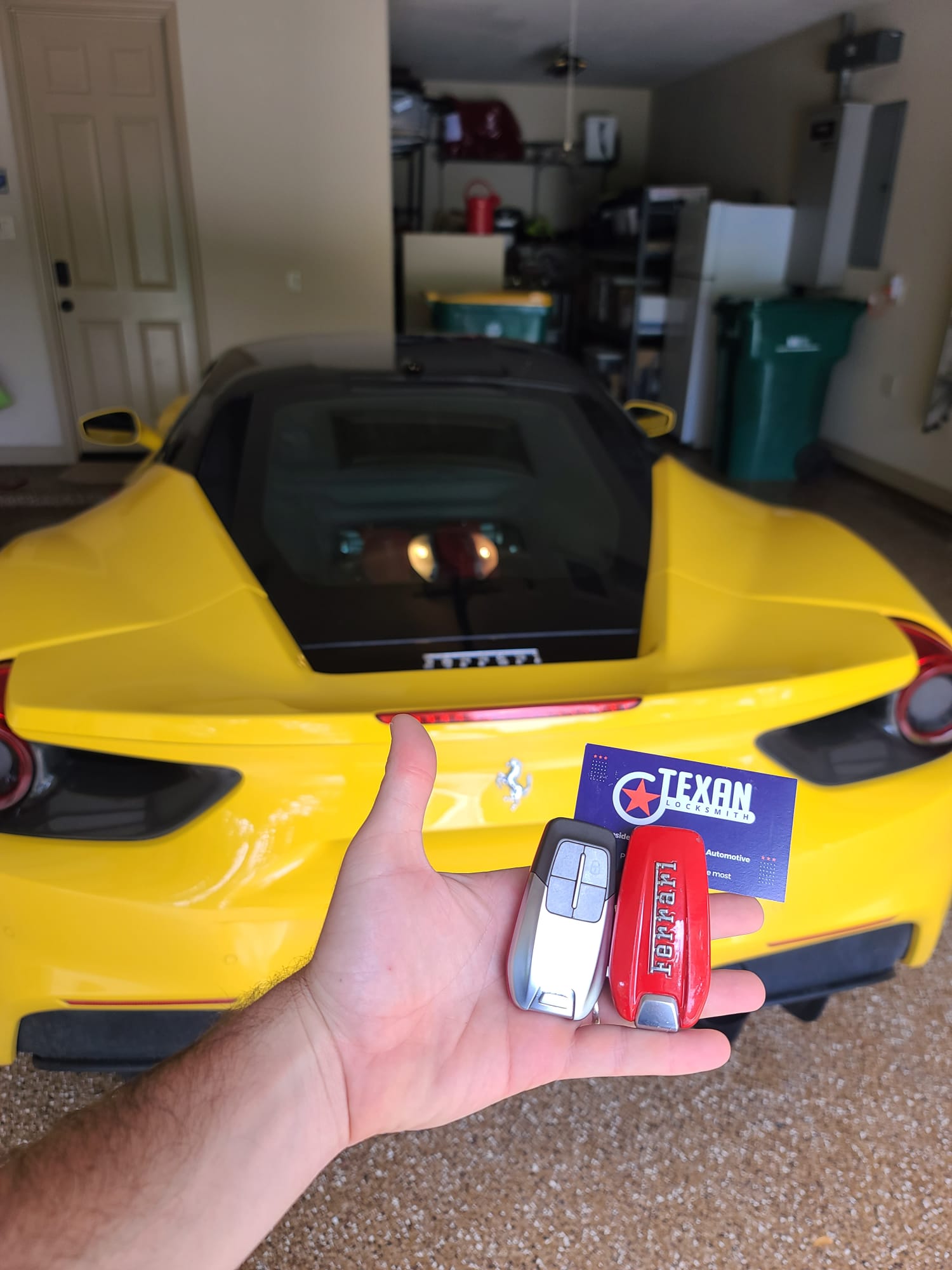 Ferrari key replacement options Houston