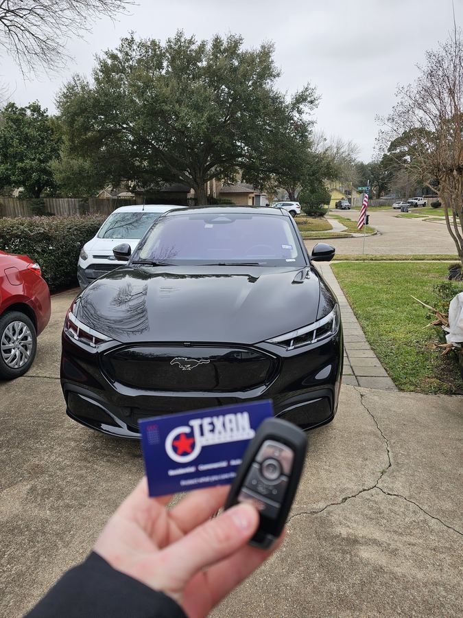 Ford Mustang Mach-E key fob replacement Houston TX - Texan Locksmith