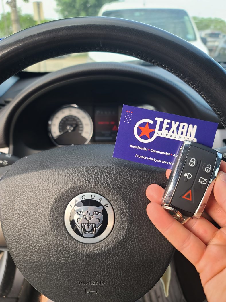 Jaguar smart key fob programming Houston TX, Texan Locksmith