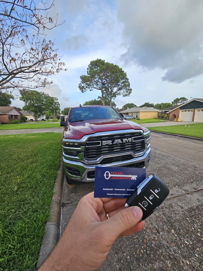 Ram 2500 key replacement Houston TX - Texan Locksmith