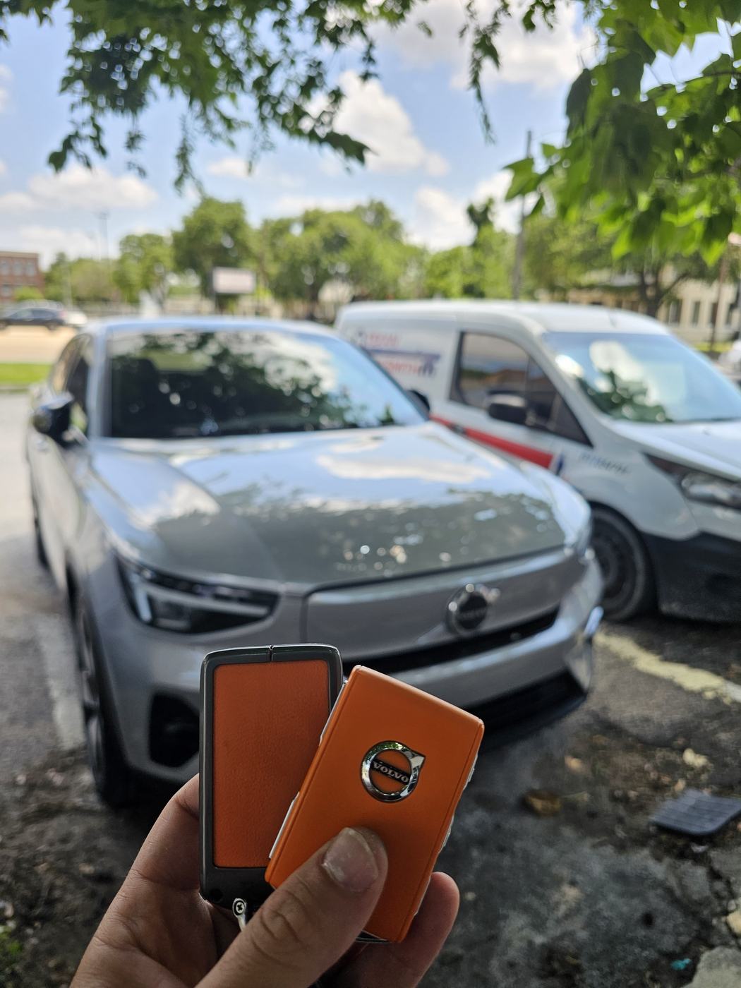 Volvo C40 Recharge key replacement Houston TX - Texan Locksmith
